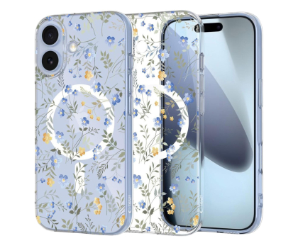 Etui do telefonów TECH-PROTECT Flexair Magsafe do Iphone 17 Spring Flowers 5906302319572